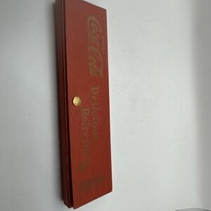 Original Student set Coca Cola in original case 1930s Ruler pens pencil Eraser